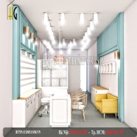 Thiết kế nội thất tiệm nail - Thu Thảo